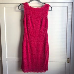 Adrianna Papell Sleeveless Lace Dress